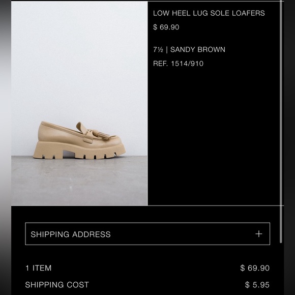 Zara Lug Sole Loafers - Picture 9 of 9